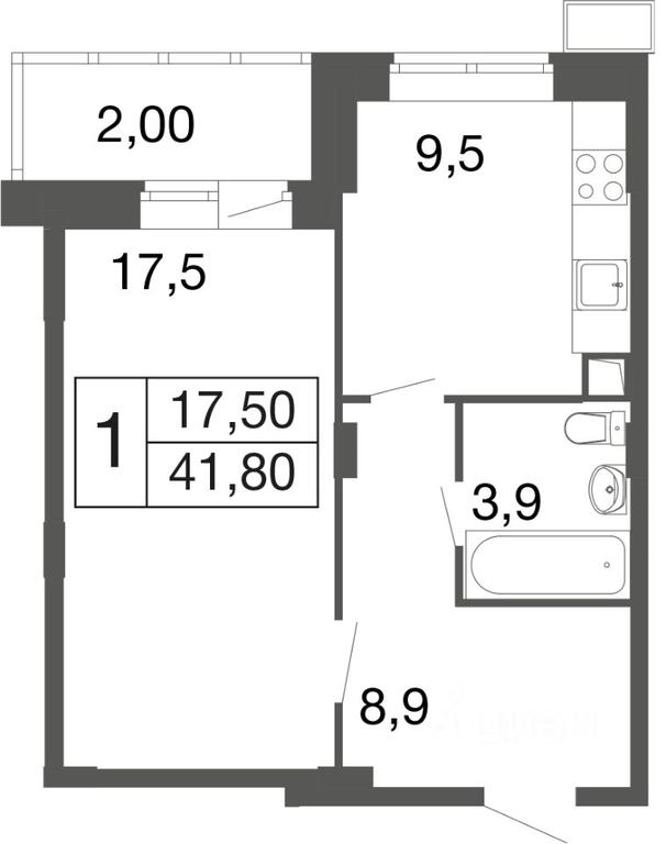 Apartment Sale, 41.8 sq. m. at Vremena goda, Proletarskaya ulitsa, Aprelevka, Naro-Fominskiy City District, Moscow Region, Russia #1 Apartment Sale, 41.8 sq. m. at Vremena goda, Proletarskaya ulitsa, Aprelevka, Naro-Fominskiy City District, Moscow Region, Russia #1