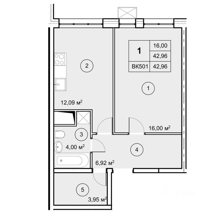Apartment Sale, 42.96 sq. m. at Ekograd Novy Katuar, ulitsa Lva Tolstogo, rabochiy posyolok Nekrasovskiy, Dmitrovskiy Urban District, Moscow Region, Russia #1 Apartment Sale, 42.96 sq. m. at Ekograd Novy Katuar, ulitsa Lva Tolstogo, rabochiy posyolok Nekrasovskiy, Dmitrovskiy Urban District, Moscow Region, Russia #1