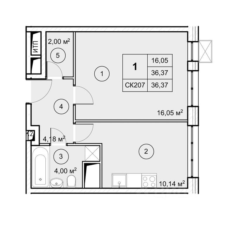 Apartment Sale, 36.37平方米 at Ekograd Novy Katuar, ulitsa Lva Tolstogo, rabochiy posyolok Nekrasovskiy, Dmitrovskiy Urban District, Moscow Region, Russia #1 Apartment Sale, 36.37平方米 at Ekograd Novy Katuar, ulitsa Lva Tolstogo, rabochiy posyolok Nekrasovskiy, Dmitrovskiy Urban District, Moscow Region, Russia #1