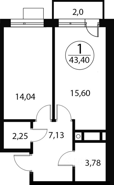 Apartment Sale, 43.4 sq. m. at Katuar, ulitsa Patseyko, derevnya Sukharevo, Mytishi Urban District, Moscow Region, Russia #1 Apartment Sale, 43.4 sq. m. at Katuar, ulitsa Patseyko, derevnya Sukharevo, Mytishi Urban District, Moscow Region, Russia #1