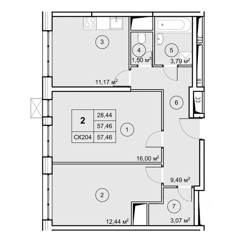 1-BD Apartment Sale, 58.17平方米 at Ekograd Novy Katuar, ulitsa Lva Tolstogo, rabochiy posyolok Nekrasovskiy, Dmitrovskiy Urban District, Moscow Region, Russia #1 1-BD Apartment Sale, 58.17平方米 at Ekograd Novy Katuar, ulitsa Lva Tolstogo, rabochiy posyolok Nekrasovskiy, Dmitrovskiy Urban District, Moscow Region, Russia #1
