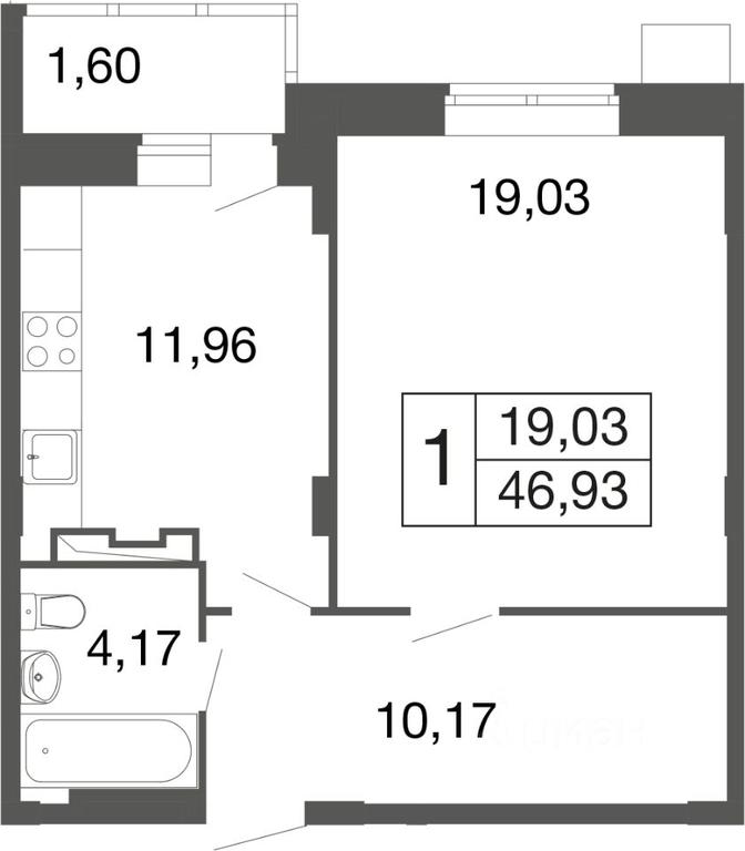 Apartment Sale, 46.93 sq. m. at Vremena goda, Proletarskaya ulitsa, Aprelevka, Naro-Fominskiy City District, Moscow Region, Russia #1 Apartment Sale, 46.93 sq. m. at Vremena goda, Proletarskaya ulitsa, Aprelevka, Naro-Fominskiy City District, Moscow Region, Russia #1