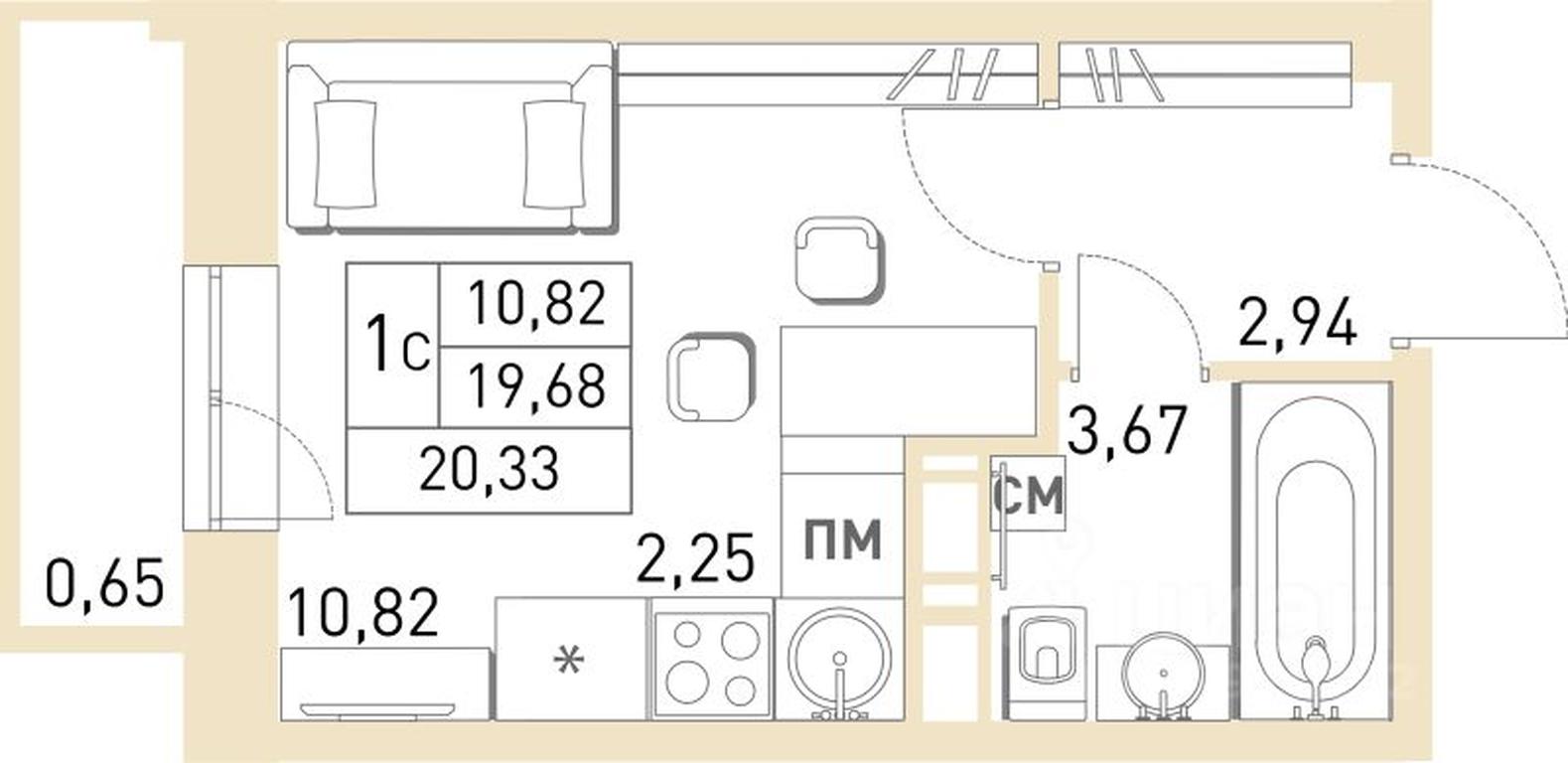 Apartment Sale, 20 sq. m. at Stolichny, ulitsa Kalinina, Savvino Microdistrict, Balashikha, Moscow Region, Russia #1 Apartment Sale, 20 sq. m. at Stolichny, ulitsa Kalinina, Savvino Microdistrict, Balashikha, Moscow Region, Russia #1