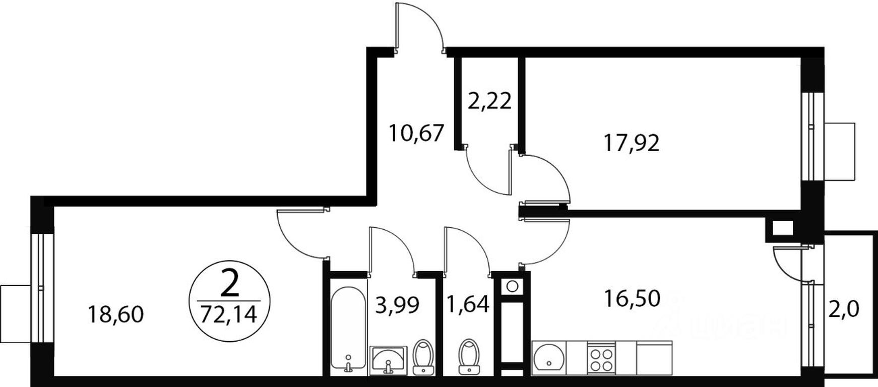 1-BD Apartment Sale, 72.14 sq. m. at Katuar, ulitsa Patseyko, derevnya Sukharevo, Mytishi Urban District, Moscow Region, Russia #1 1-BD Apartment Sale, 72.14 sq. m. at Katuar, ulitsa Patseyko, derevnya Sukharevo, Mytishi Urban District, Moscow Region, Russia #1