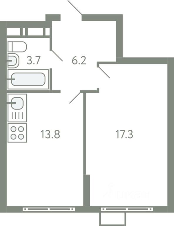 Apartment Sale, 39.9 sq. m. at Novo-Molokovo, Novo-Molokovskiy bulvar, selo Molokovo, Leninskiy City District, Moscow Region, Russia #1 Apartment Sale, 39.9 sq. m. at Novo-Molokovo, Novo-Molokovskiy bulvar, selo Molokovo, Leninskiy City District, Moscow Region, Russia #1