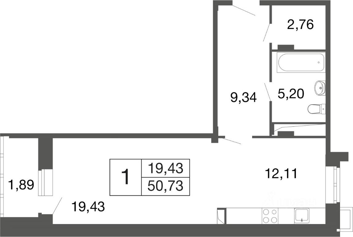 Apartment Sale, 50.73 sq. m. at Vremena goda, Proletarskaya ulitsa, Aprelevka, Naro-Fominskiy City District, Moscow Region, Russia #1 Apartment Sale, 50.73 sq. m. at Vremena goda, Proletarskaya ulitsa, Aprelevka, Naro-Fominskiy City District, Moscow Region, Russia #1