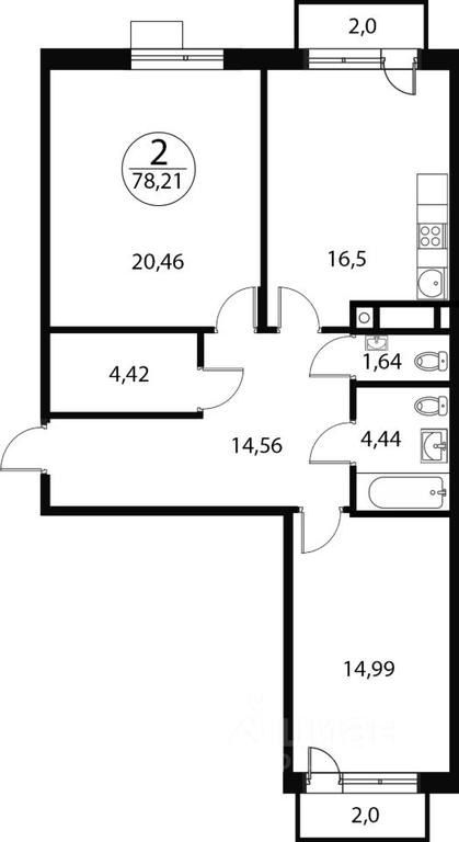 1-BD Apartment Sale, 78.21 sq. m. at Katuar, ulitsa Patseyko, derevnya Sukharevo, Mytishi Urban District, Moscow Region, Russia #1 1-BD Apartment Sale, 78.21 sq. m. at Katuar, ulitsa Patseyko, derevnya Sukharevo, Mytishi Urban District, Moscow Region, Russia #1