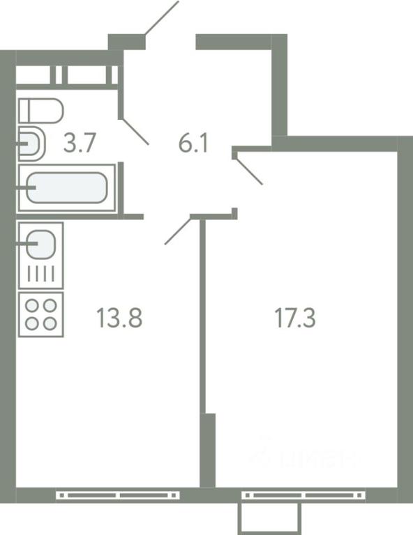 Apartment Sale, 39.9 sq. m. at Novo-Molokovo, Novo-Molokovskiy bulvar, selo Molokovo, Leninskiy City District, Moscow Region, Russia #1 Apartment Sale, 39.9 sq. m. at Novo-Molokovo, Novo-Molokovskiy bulvar, selo Molokovo, Leninskiy City District, Moscow Region, Russia #1