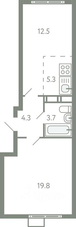 1-BD Apartment Sale, 44.6 sq. m. at Novo-Molokovo, Novo-Molokovskiy bulvar, selo Molokovo, Leninskiy City District, Moscow Region, Russia #1 1-BD Apartment Sale, 44.6 sq. m. at Novo-Molokovo, Novo-Molokovskiy bulvar, selo Molokovo, Leninskiy City District, Moscow Region, Russia #1