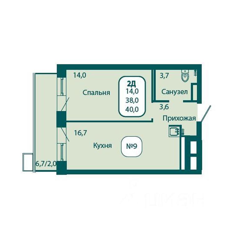 Apartment Sale, 40 sq. m. at Andreevka LIFE, Georgievskoe Highway, Moscow Region, Russia #1 Apartment Sale, 40 sq. m. at Andreevka LIFE, Georgievskoe Highway, Moscow Region, Russia #1