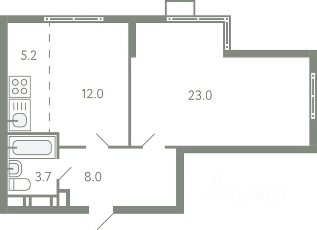1-BD Apartment Sale, 51.2 sq. m. at Novo-Molokovo, Novo-Molokovskiy bulvar, selo Molokovo, Leninskiy City District, Moscow Region, Russia #1 1-BD Apartment Sale, 51.2 sq. m. at Novo-Molokovo, Novo-Molokovskiy bulvar, selo Molokovo, Leninskiy City District, Moscow Region, Russia #1