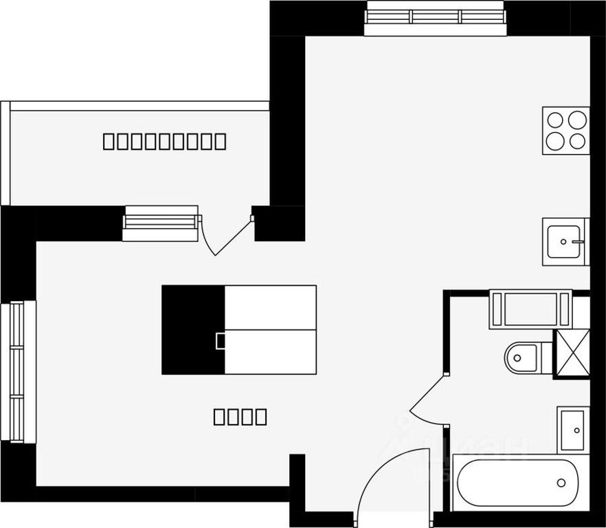 Apartment Sale, 32.7平方米 at Shkolny, Shkolnaya Street, mikrorayon Klimovsk, Podolsk, Moscow Region, Russia #1 Apartment Sale, 32.7平方米 at Shkolny, Shkolnaya Street, mikrorayon Klimovsk, Podolsk, Moscow Region, Russia #1