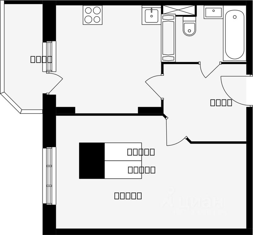 Apartment Sale, 41.4平方米 at Shkolny, Shkolnaya Street, mikrorayon Klimovsk, Podolsk, Moscow Region, Russia #1