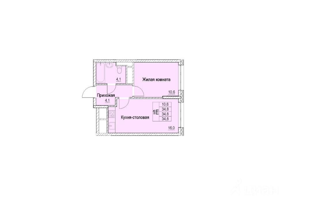 Apartment Sale, 34.8 sq. m. at Otradny, Pervomayskaya ulitsa, Mytischi, Moscow Region, Russia #1 Apartment Sale, 34.8 sq. m. at Otradny, Pervomayskaya ulitsa, Mytischi, Moscow Region, Russia #1