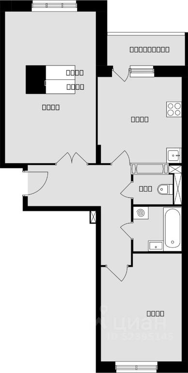 1-BD Apartment Sale, 62.3平方米 at Shkolny, Shkolnaya Street, mikrorayon Klimovsk, Podolsk, Moscow Region, Russia #1