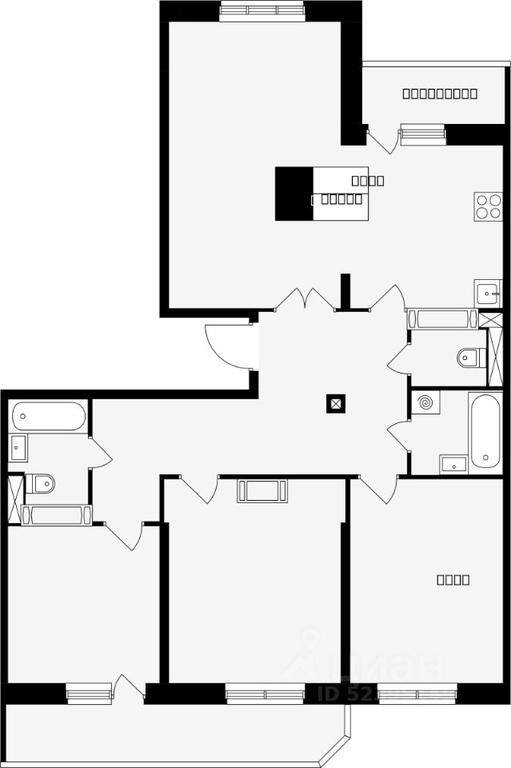 2-BD Apartment Sale, 102.3平方米 at Shkolny, Shkolnaya Street, mikrorayon Klimovsk, Podolsk, Moscow Region, Russia #1 2-BD Apartment Sale, 102.3平方米 at Shkolny, Shkolnaya Street, mikrorayon Klimovsk, Podolsk, Moscow Region, Russia #1