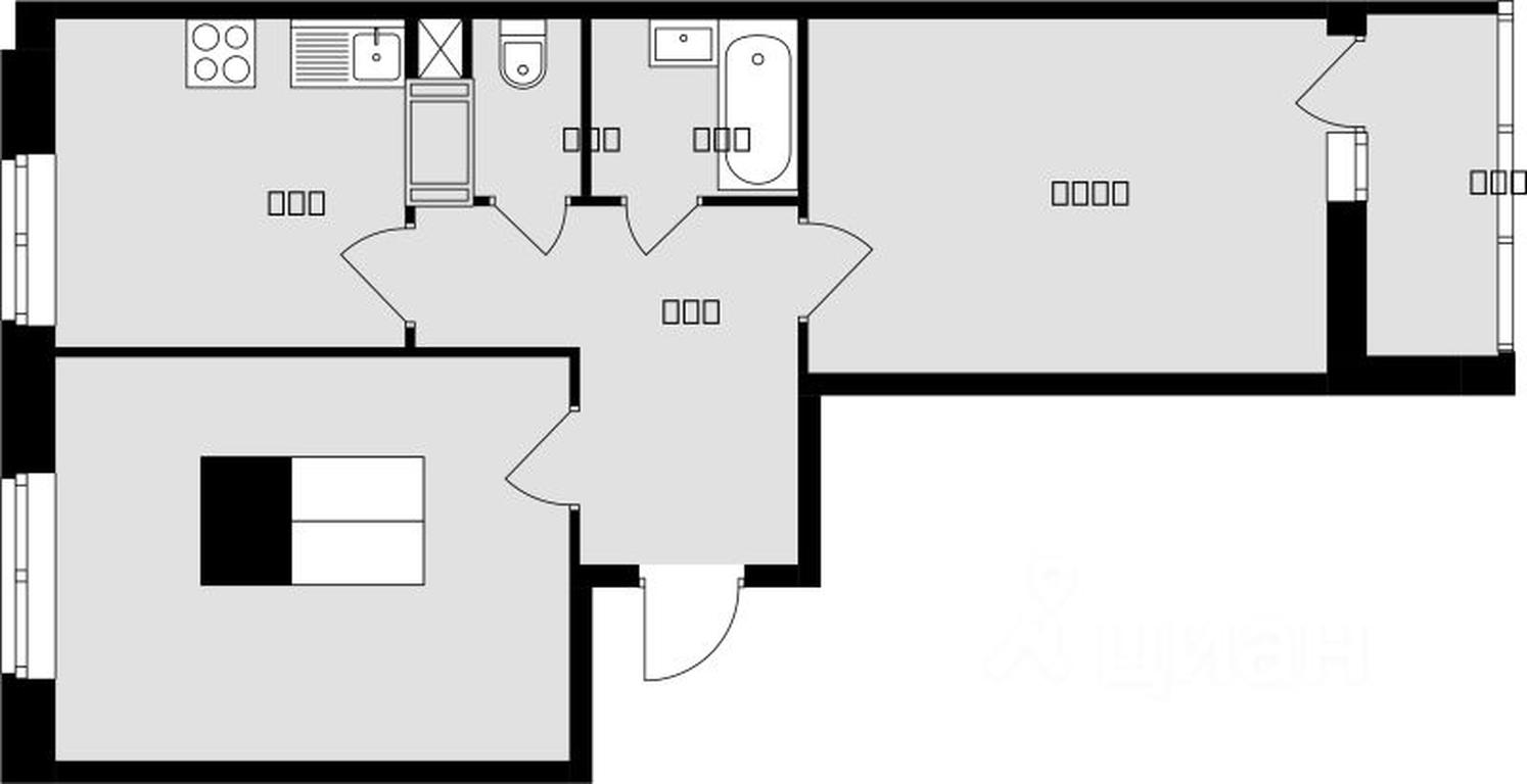 1-BD Apartment Sale, 52.6 sq. m. at Sadovaya 14, Sadovaya Street, 14, Krasnaya Gorka Microdistrict, Podolsk, Moscow Region, Russia #1 1-BD Apartment Sale, 52.6 sq. m. at Sadovaya 14, Sadovaya Street, 14, Krasnaya Gorka Microdistrict, Podolsk, Moscow Region, Russia #1