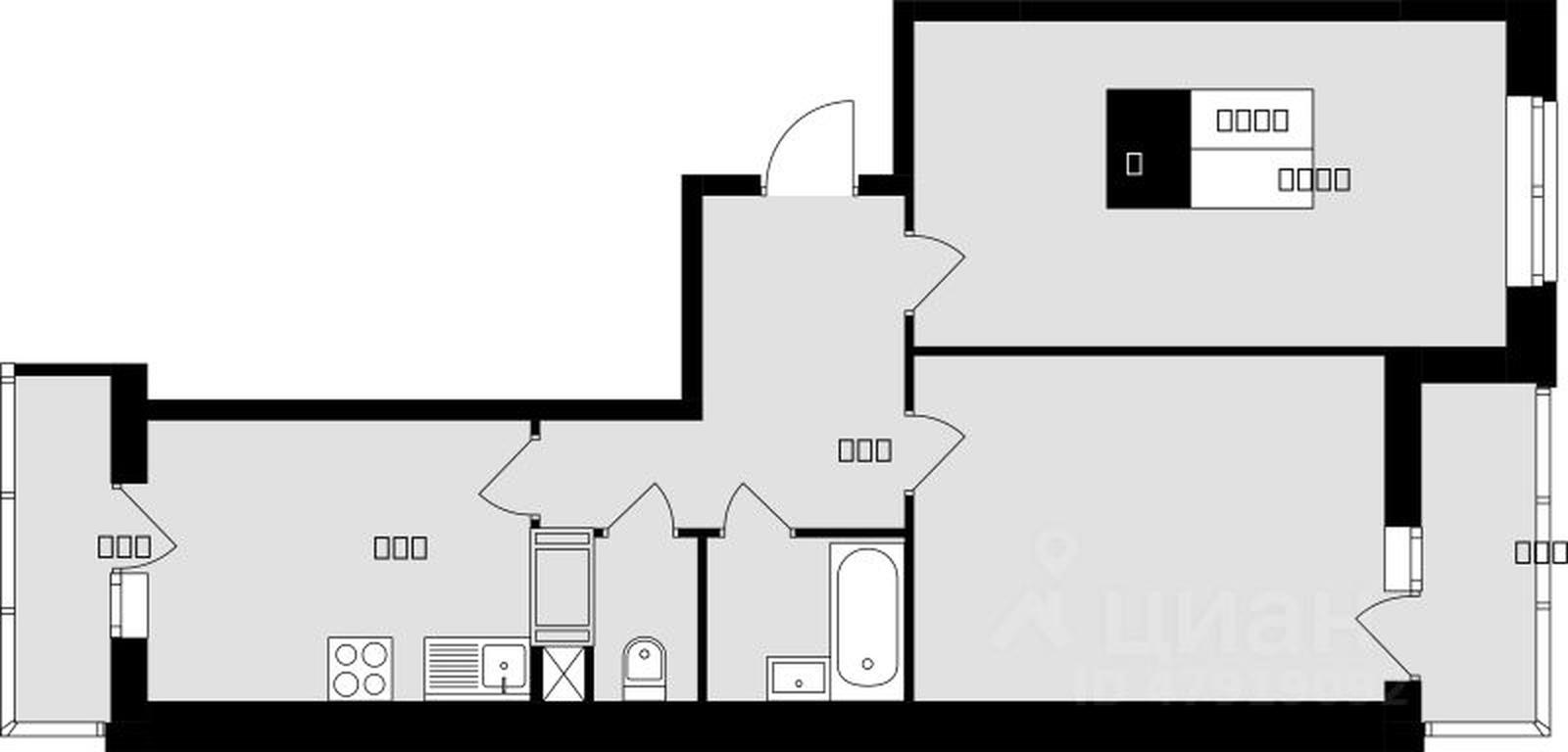 1-BD Apartment Sale, 55.8 sq. m. at Sadovaya 14, Sadovaya Street, 14, Krasnaya Gorka Microdistrict, Podolsk, Moscow Region, Russia #1 1-BD Apartment Sale, 55.8 sq. m. at Sadovaya 14, Sadovaya Street, 14, Krasnaya Gorka Microdistrict, Podolsk, Moscow Region, Russia #1