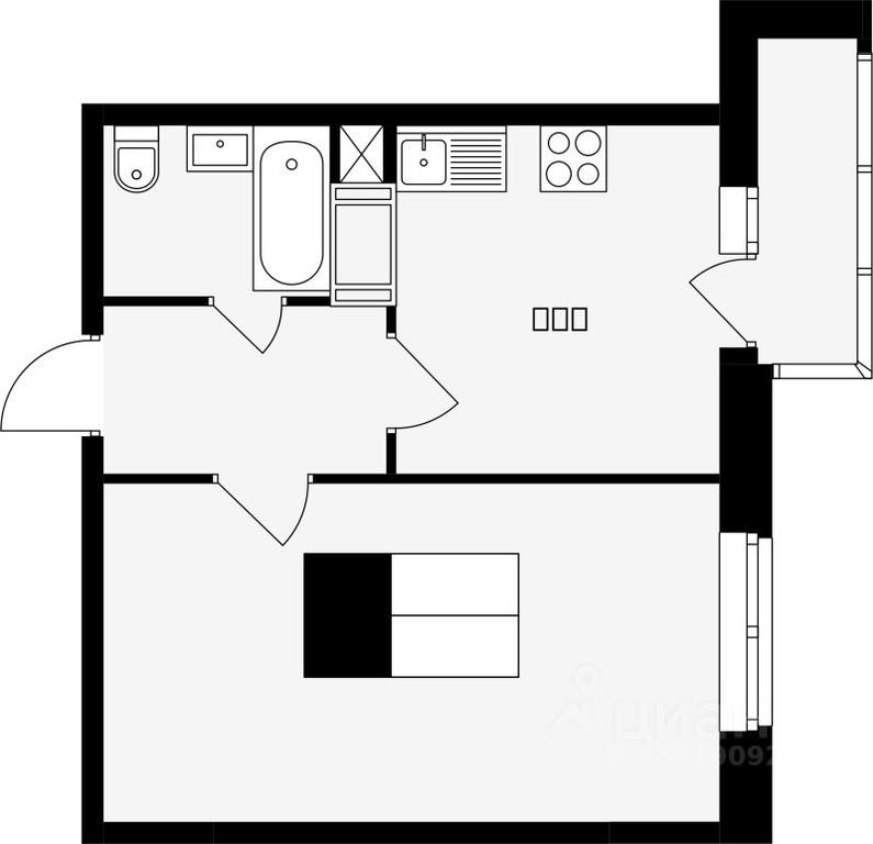 Apartment Sale, 34.9 sq. m. at Sadovaya 14, Sadovaya Street, 14, Krasnaya Gorka Microdistrict, Podolsk, Moscow Region, Russia #1 Apartment Sale, 34.9 sq. m. at Sadovaya 14, Sadovaya Street, 14, Krasnaya Gorka Microdistrict, Podolsk, Moscow Region, Russia #1