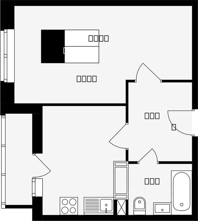 Apartment Sale, 38.3 sq. m. at Sadovaya 14, Sadovaya Street, 14, Krasnaya Gorka Microdistrict, Podolsk, Moscow Region, Russia #1