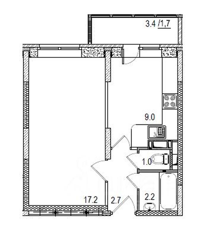 Apartment Sale, 36平方米 at Istomkino, Yubileynaya ulitsa, Noginsk, Bogorodskiy Urban District, Moscow Region, Russia #1 Apartment Sale, 36平方米 at Istomkino, Yubileynaya ulitsa, Noginsk, Bogorodskiy Urban District, Moscow Region, Russia #1