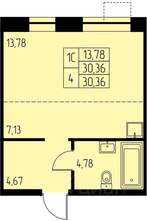 Apartment Sale, 30.36 sq. m. at Dom na Studencheskom, Studencheskiy proyezd, Ivanteyevka, Pshkinskiy Urban District, Moscow Region, Russia #1 Apartment Sale, 30.36 sq. m. at Dom na Studencheskom, Studencheskiy proyezd, Ivanteyevka, Pshkinskiy Urban District, Moscow Region, Russia #1