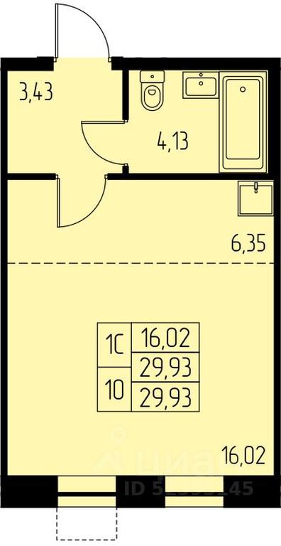 Apartment Sale, 29.93 sq. m. at Dom na Studencheskom, Studencheskiy proyezd, Ivanteyevka, Pshkinskiy Urban District, Moscow Region, Russia #1 Apartment Sale, 29.93 sq. m. at Dom na Studencheskom, Studencheskiy proyezd, Ivanteyevka, Pshkinskiy Urban District, Moscow Region, Russia #1