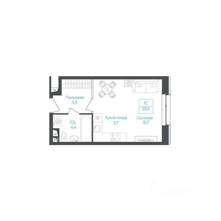 Apartment Sale, 29.2 sq. m. at Apart-kompleks Monodom Lake (Monodom Leyk), Mikhalkovskaya Street, 52с7, Moscow, Russia #1 Apartment Sale, 29.2 sq. m. at Apart-kompleks Monodom Lake (Monodom Leyk), Mikhalkovskaya Street, 52с7, Moscow, Russia #1