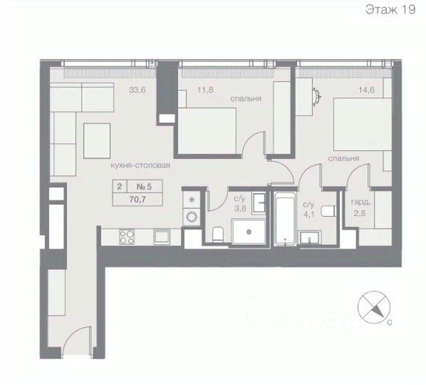 1-BD Apartment Sale, 70.7 sq. m. at Capital Towers (Kapital Tauers), Krasnopresnenskaya Embankment, 14соор1, Moscow, Russia #1 1-BD Apartment Sale, 70.7 sq. m. at Capital Towers (Kapital Tauers), Krasnopresnenskaya Embankment, 14соор1, Moscow, Russia #1