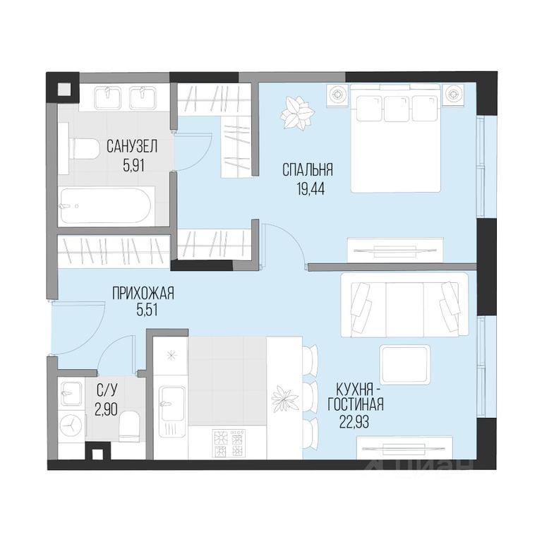 Apartment Sale, 56.69 sq. m. at Dom po ul. Sadovnicheskaya, Sadovnicheskaya Street, Moscow, Russia #2 Apartment Sale, 56.69 sq. m. at Dom po ul. Sadovnicheskaya, Sadovnicheskaya Street, Moscow, Russia #2