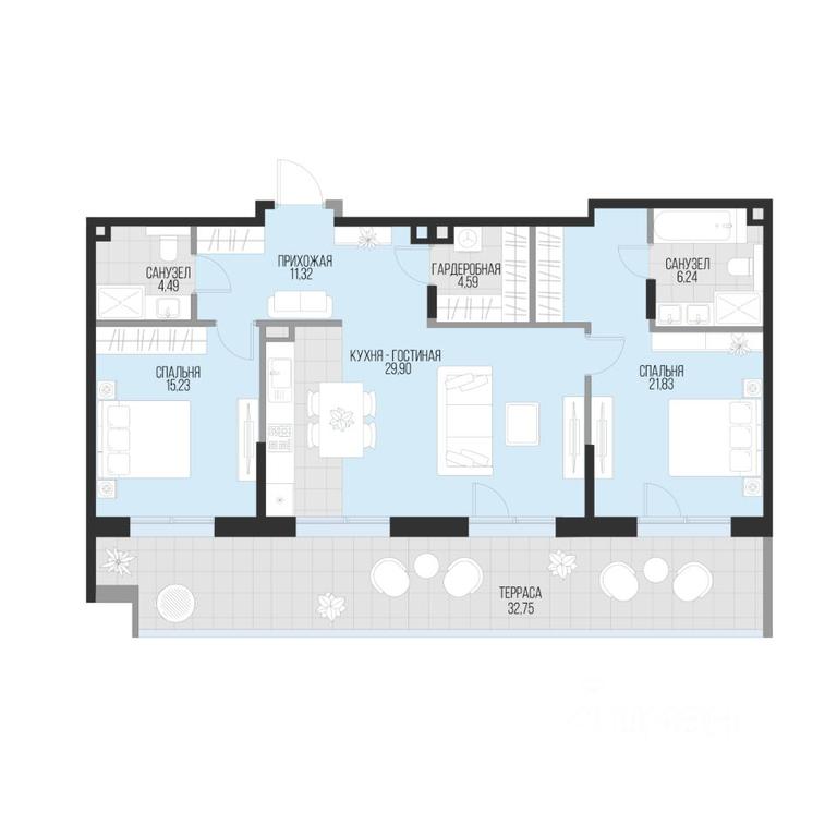 1-BD Apartment Sale, 103.42 sq. m. at Dom po ul. Sadovnicheskaya, Sadovnicheskaya Street, Moscow, Russia #2 1-BD Apartment Sale, 103.42 sq. m. at Dom po ul. Sadovnicheskaya, Sadovnicheskaya Street, Moscow, Russia #2