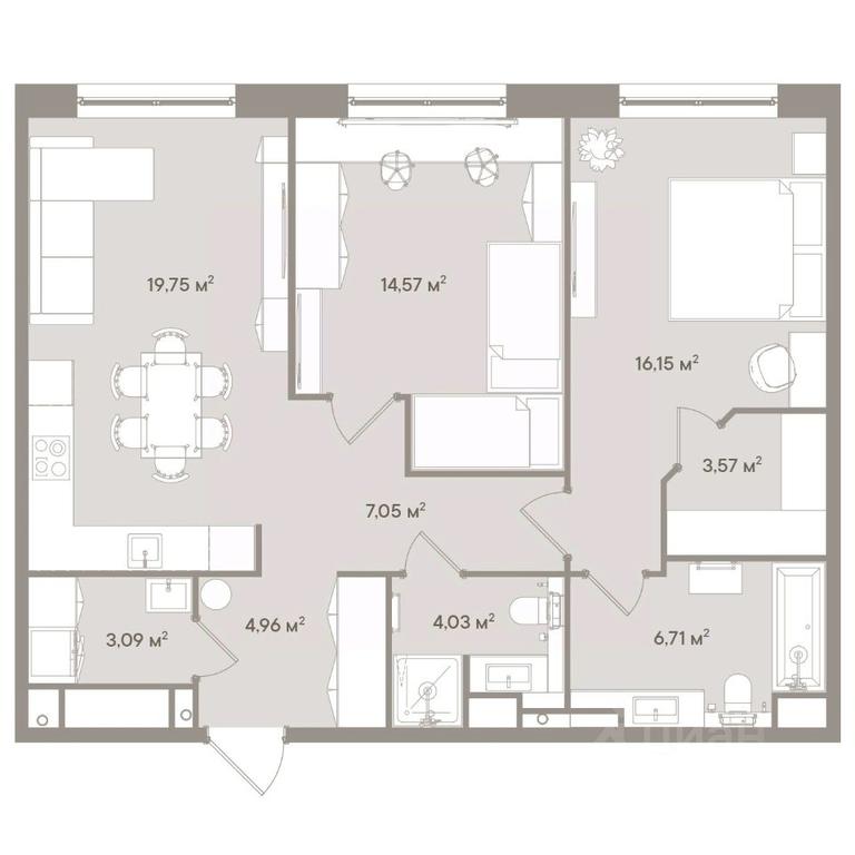 2-BD Apartment Sale, 79.9平方米 at D ORO MILLE (Doro Mille), 1st Mozhayskiy Blind Alley, 8Ас1, Moscow, Russia #1 2-BD Apartment Sale, 79.9平方米 at D ORO MILLE (Doro Mille), 1st Mozhayskiy Blind Alley, 8Ас1, Moscow, Russia #1