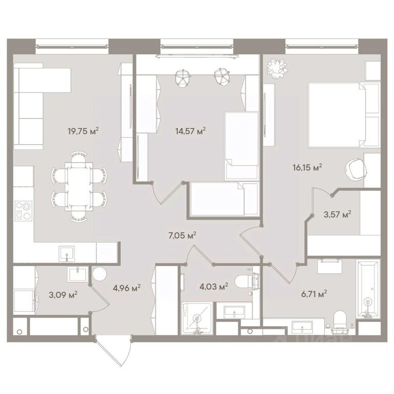 2-BD Apartment Sale, 79.9平方米 at D ORO MILLE (Doro Mille), 1st Mozhayskiy Blind Alley, 8Ас1, Moscow, Russia #1 2-BD Apartment Sale, 79.9平方米 at D ORO MILLE (Doro Mille), 1st Mozhayskiy Blind Alley, 8Ас1, Moscow, Russia #1