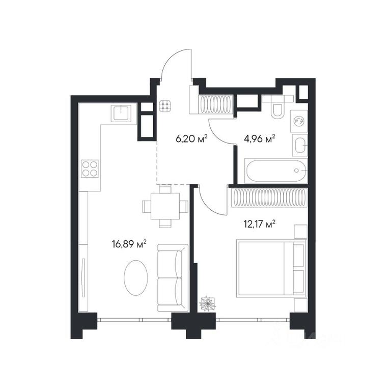 Apartment Sale, 40.23 sq. m. at 1-y Nagatinskiy, Nagatinskaya Street, Moscow, Russia #2 Apartment Sale, 40.23 sq. m. at 1-y Nagatinskiy, Nagatinskaya Street, Moscow, Russia #2