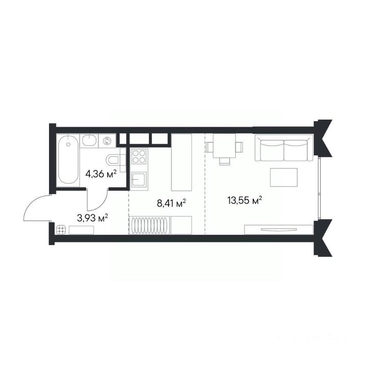 Apartment Sale, 30.39 sq. m. at 1-y Nagatinskiy, Nagatinskaya Street, Moscow, Russia #2 Apartment Sale, 30.39 sq. m. at 1-y Nagatinskiy, Nagatinskaya Street, Moscow, Russia #2