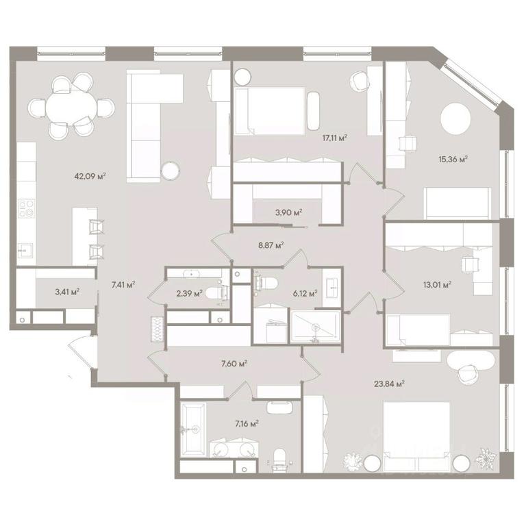 2-BD Apartment Sale, 158.3 sq. m. at D ORO MILLE (Doro Mille), 1st Mozhayskiy Blind Alley, 8Ас1, Moscow, Russia #1 2-BD Apartment Sale, 158.3 sq. m. at D ORO MILLE (Doro Mille), 1st Mozhayskiy Blind Alley, 8Ас1, Moscow, Russia #1