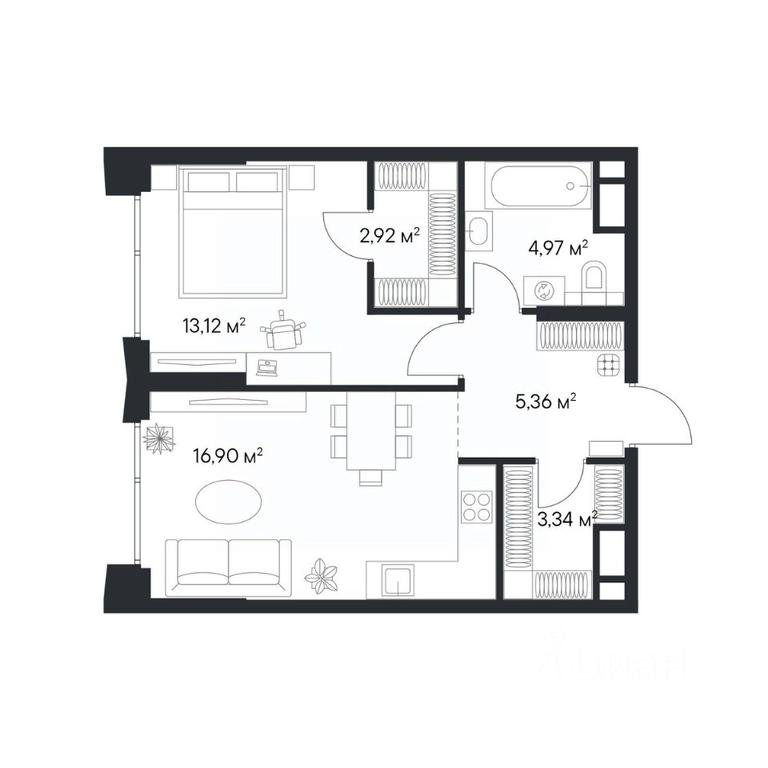 Apartment Sale, 46.61 sq. m. at 1-y Nagatinskiy, Nagatinskaya Street, Moscow, Russia #2 Apartment Sale, 46.61 sq. m. at 1-y Nagatinskiy, Nagatinskaya Street, Moscow, Russia #2
