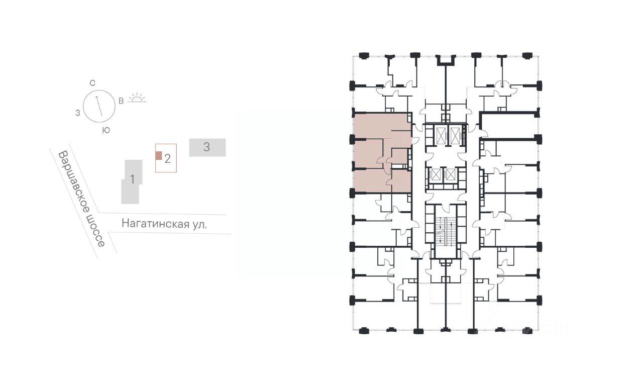 1-BD Apartment Sale, 70.35平方米 at 1-y Nagatinskiy, Nagatinskaya Street, Moscow, Russia #2 1-BD Apartment Sale, 70.35平方米 at 1-y Nagatinskiy, Nagatinskaya Street, Moscow, Russia #2