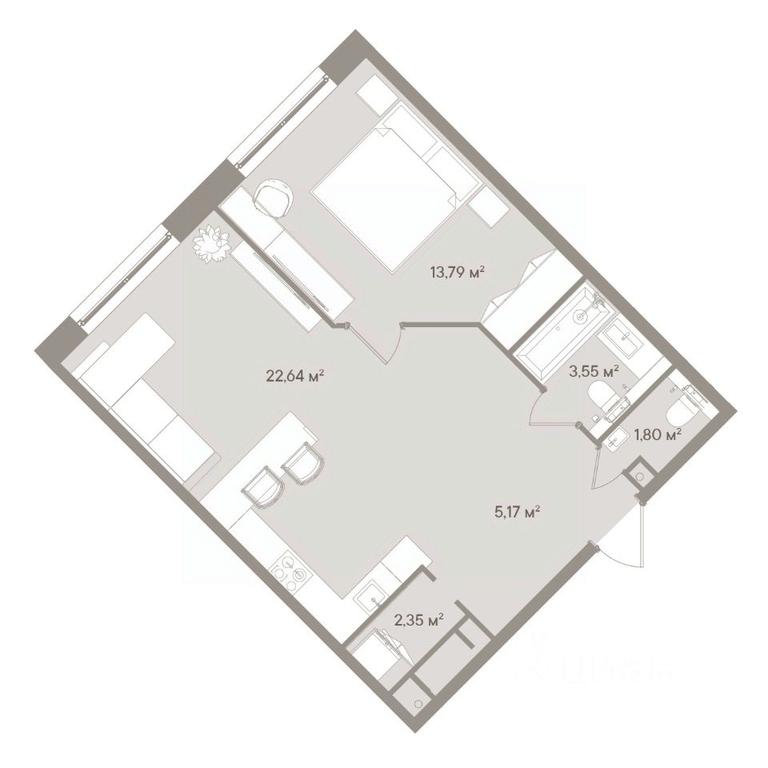 1-BD Apartment Sale, 53.2 sq. m. at D ORO MILLE (Doro Mille), 1st Mozhayskiy Blind Alley, 8Ас1, Moscow, Russia #1 1-BD Apartment Sale, 53.2 sq. m. at D ORO MILLE (Doro Mille), 1st Mozhayskiy Blind Alley, 8Ас1, Moscow, Russia #1