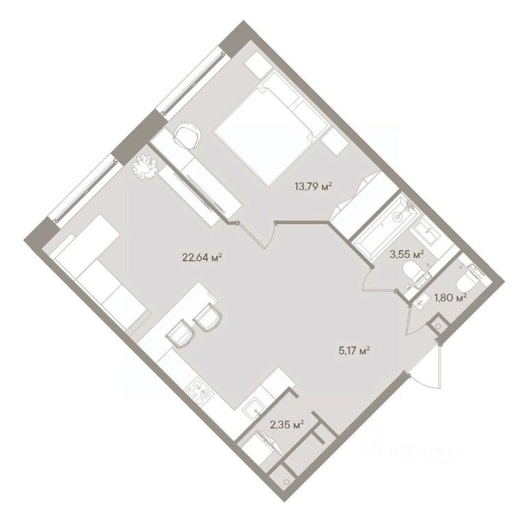 1-BD Apartment Sale, 53.2 sq. m. at D ORO MILLE (Doro Mille), 1st Mozhayskiy Blind Alley, 8Ас1, Moscow, Russia #1 1-BD Apartment Sale, 53.2 sq. m. at D ORO MILLE (Doro Mille), 1st Mozhayskiy Blind Alley, 8Ас1, Moscow, Russia #1