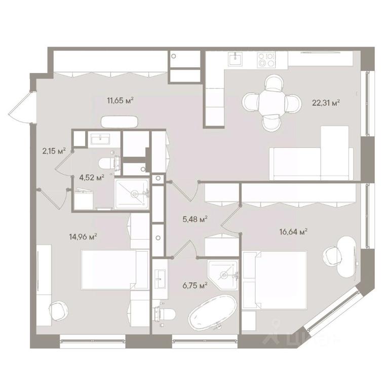 2-BD Apartment Sale, 84.5平方米 at D ORO MILLE (Doro Mille), 1st Mozhayskiy Blind Alley, 8Ас1, Moscow, Russia #1 2-BD Apartment Sale, 84.5平方米 at D ORO MILLE (Doro Mille), 1st Mozhayskiy Blind Alley, 8Ас1, Moscow, Russia #1
