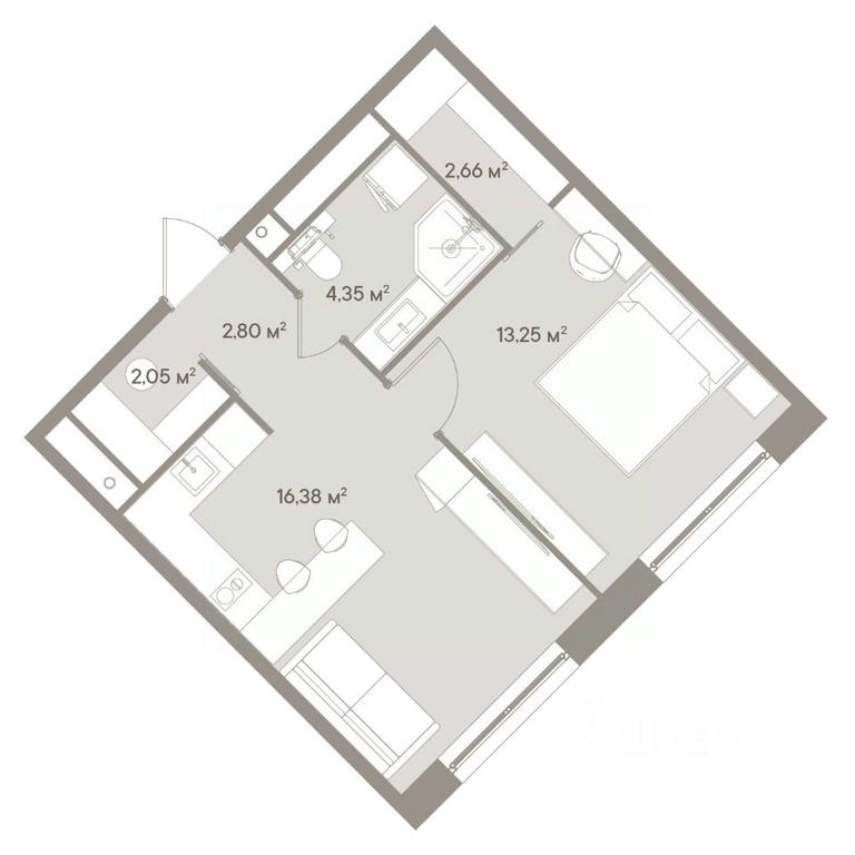 Apartment Sale, 41.5 sq. m. at D ORO MILLE (Doro Mille), 1st Mozhayskiy Blind Alley, 8Ас1, Moscow, Russia #1 Apartment Sale, 41.5 sq. m. at D ORO MILLE (Doro Mille), 1st Mozhayskiy Blind Alley, 8Ас1, Moscow, Russia #1