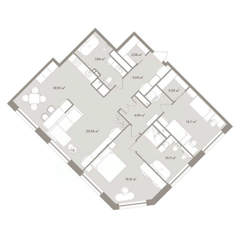 2-BD Apartment Sale, 112.6 sq. m. at D ORO MILLE (Doro Mille), 1st Mozhayskiy Blind Alley, 8Ас1, Moscow, Russia #1 2-BD Apartment Sale, 112.6 sq. m. at D ORO MILLE (Doro Mille), 1st Mozhayskiy Blind Alley, 8Ас1, Moscow, Russia #1