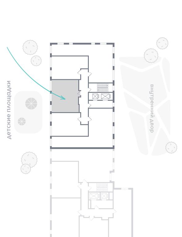 2-BD Apartment Sale, 45.5平方米 at balance, Ryazansky Avenue, Moscow, Russia #2