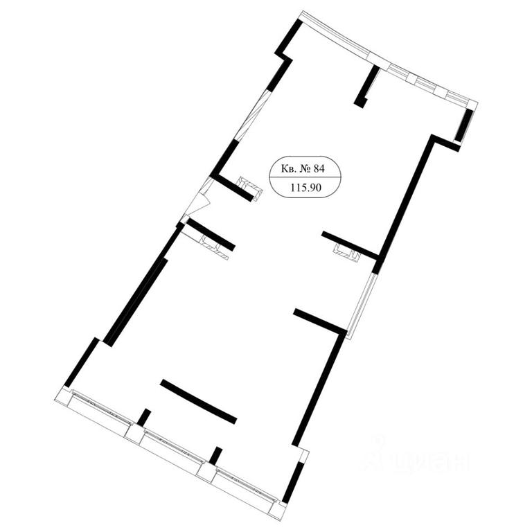 2-BD Apartment Sale, 110.28 sq. m. at Marshal, Marshala Rybalko Street, Moscow, Russia #1