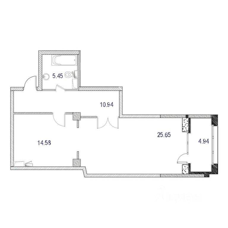 Apartment Sale, 63.53平方米 at Marshal, Marshala Rybalko Street, Moscow, Russia #1 Apartment Sale, 63.53平方米 at Marshal, Marshala Rybalko Street, Moscow, Russia #1