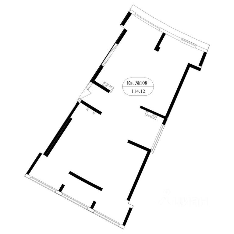 2-BD Apartment Sale, 110.29 sq. m. at Marshal, Marshala Rybalko Street, Moscow, Russia #1