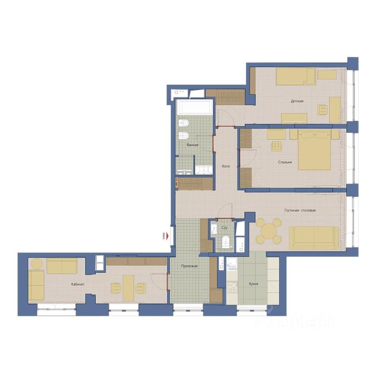3-BD Apartment Sale, 97.62平方米 at Marshal, Marshala Rybalko Street, Moscow, Russia #1 3-BD Apartment Sale, 97.62平方米 at Marshal, Marshala Rybalko Street, Moscow, Russia #1