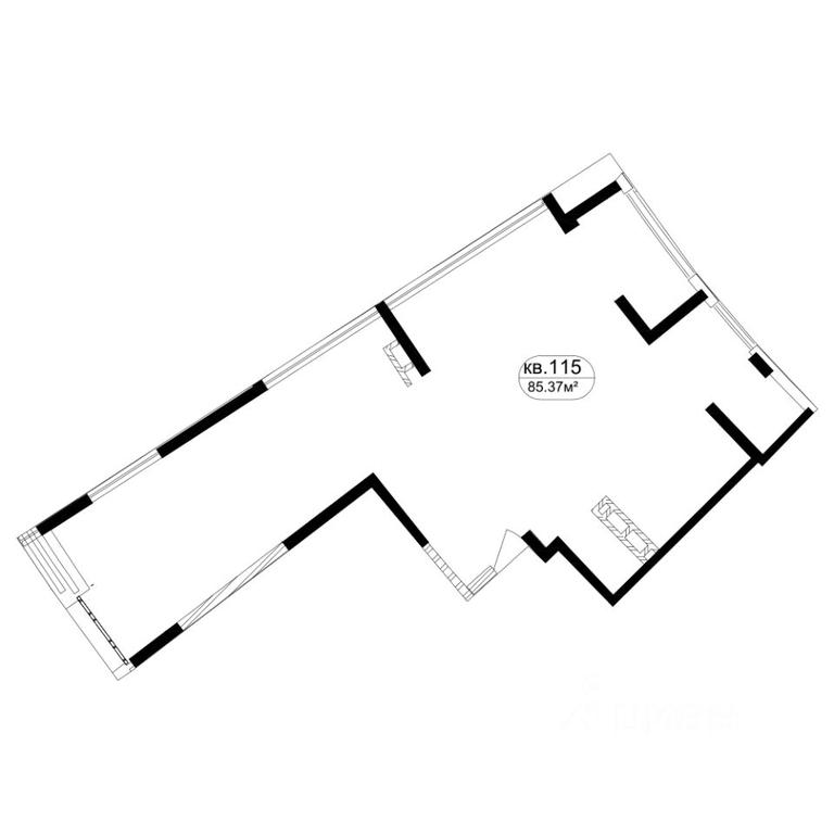 2-BD Apartment Sale, 80.3 sq. m. at Marshal, Marshala Rybalko Street, Moscow, Russia #1