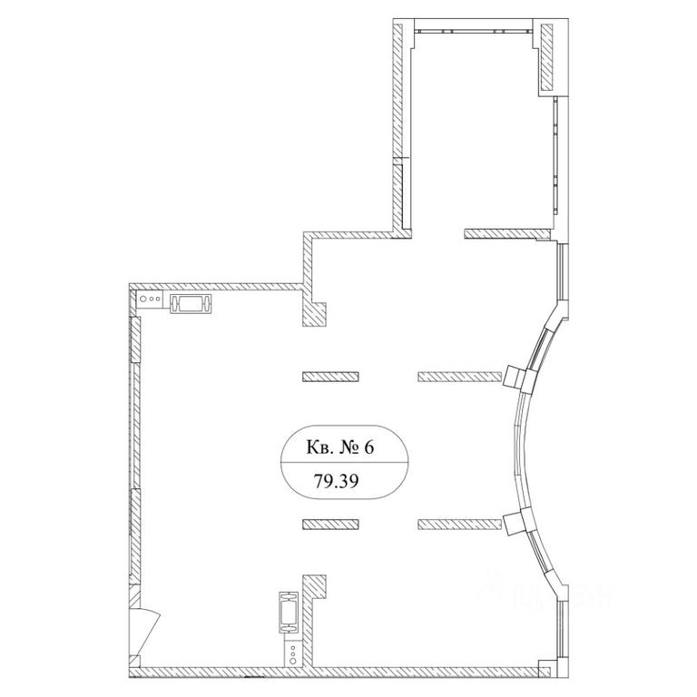 2-BD Apartment Sale, 76.9 sq. m. at Marshal, Marshala Rybalko Street, Moscow, Russia #1